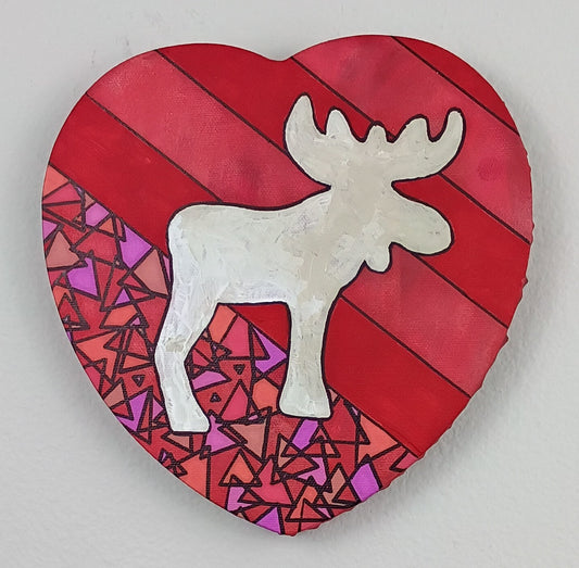 Candy Heart Moose