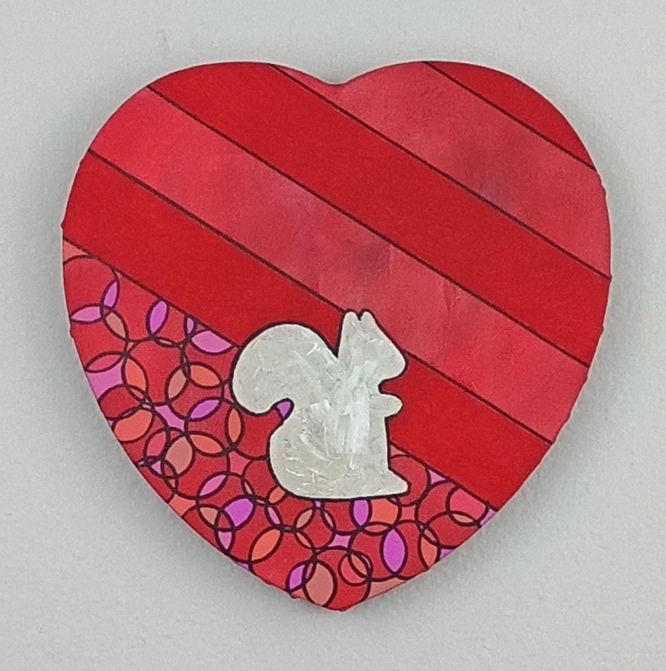 Candy Heart Squirrel