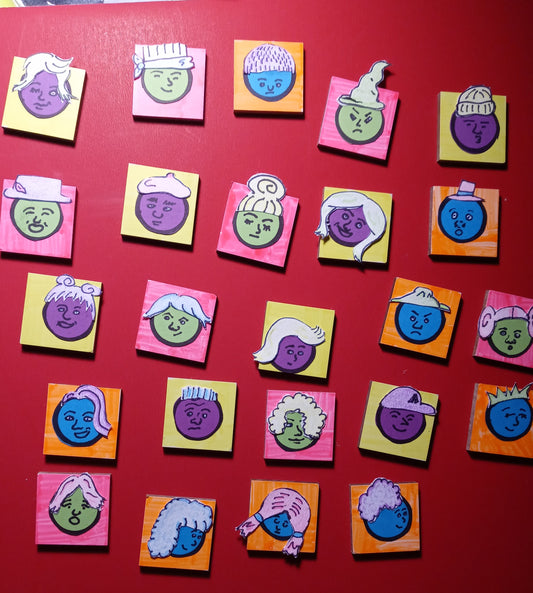 "STUTZ Moji Mini Art Magnets"