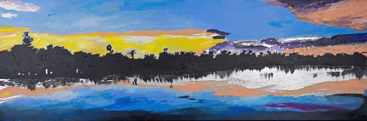Sunset Over Lake Woodlands